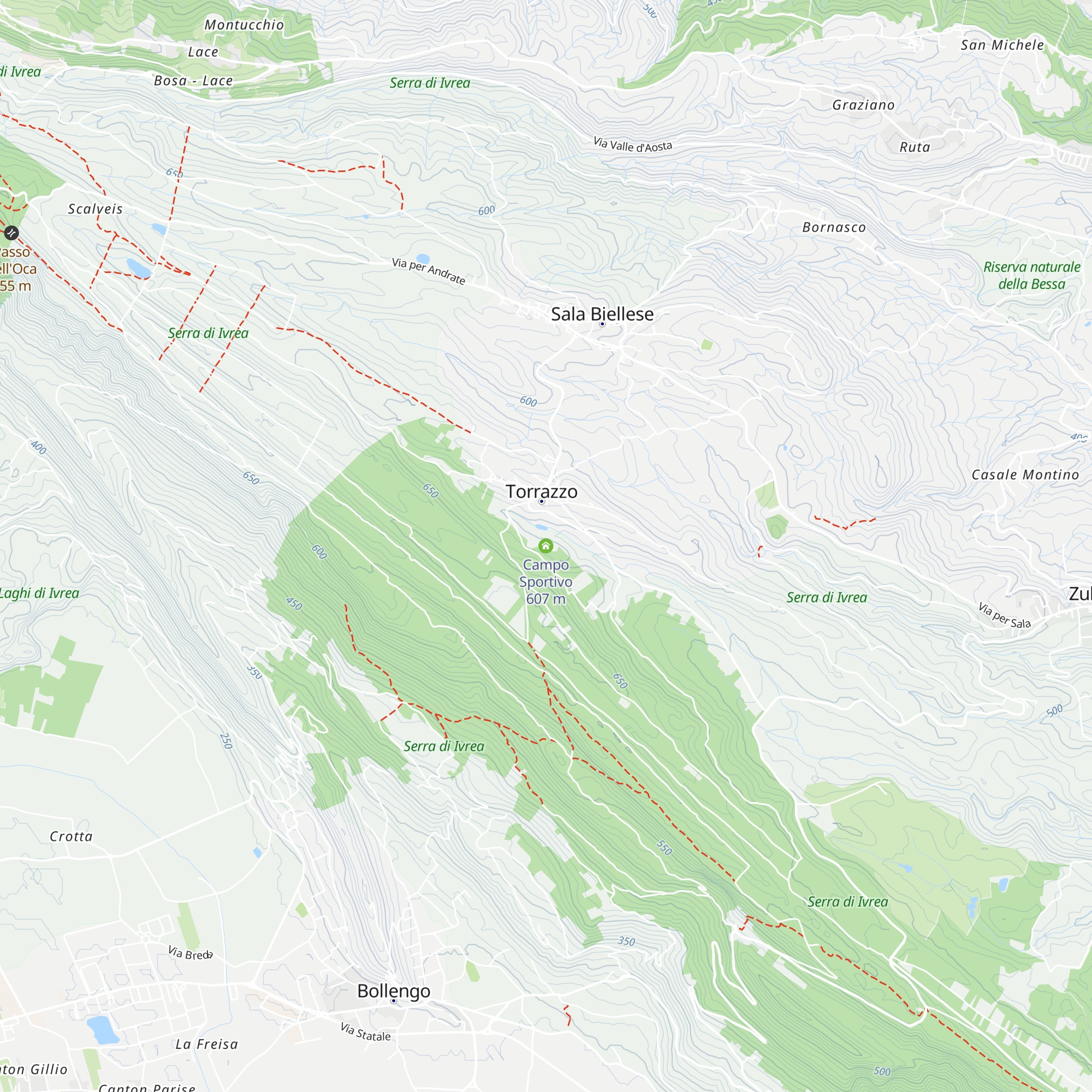 Campo Sportivo map