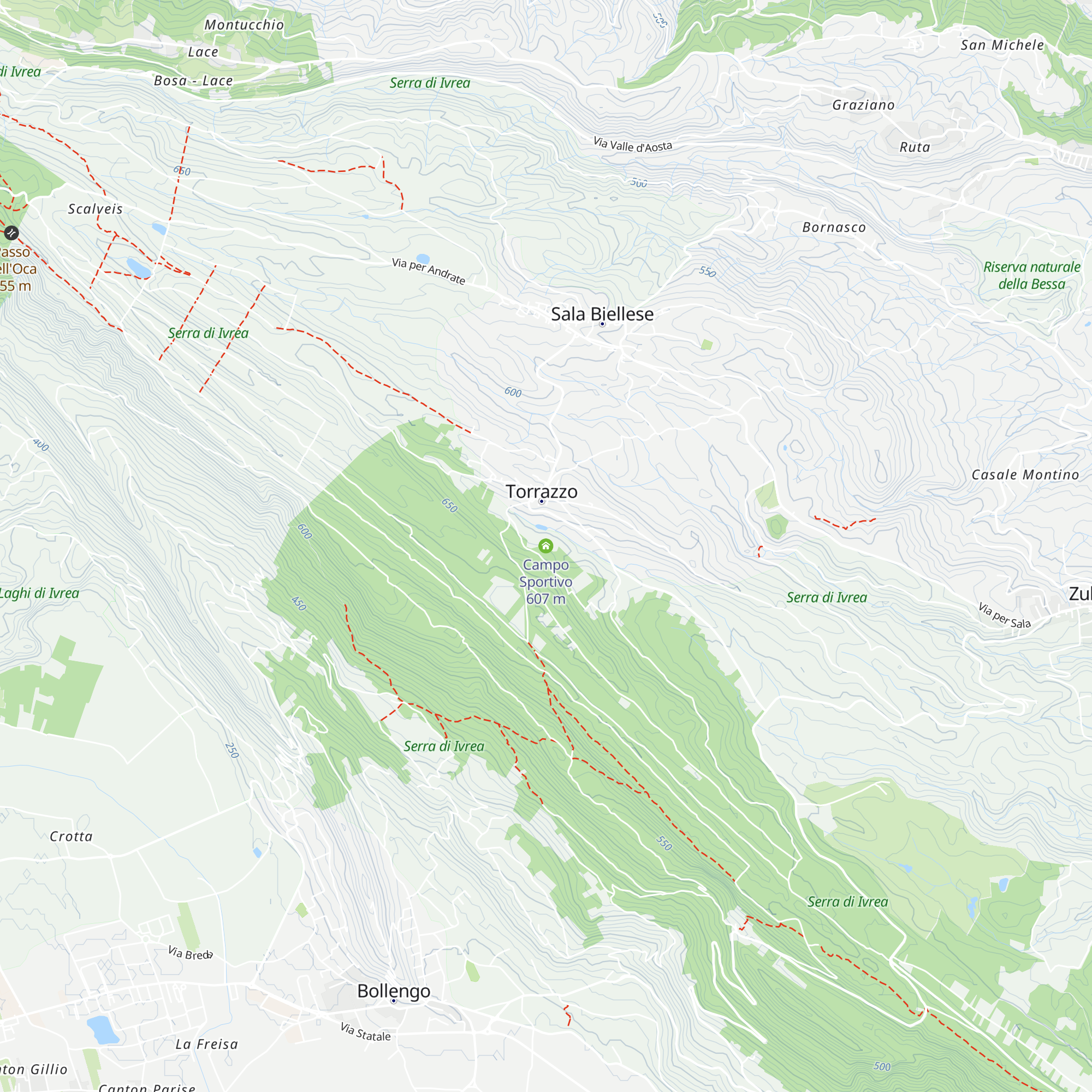 Campo Sportivo map