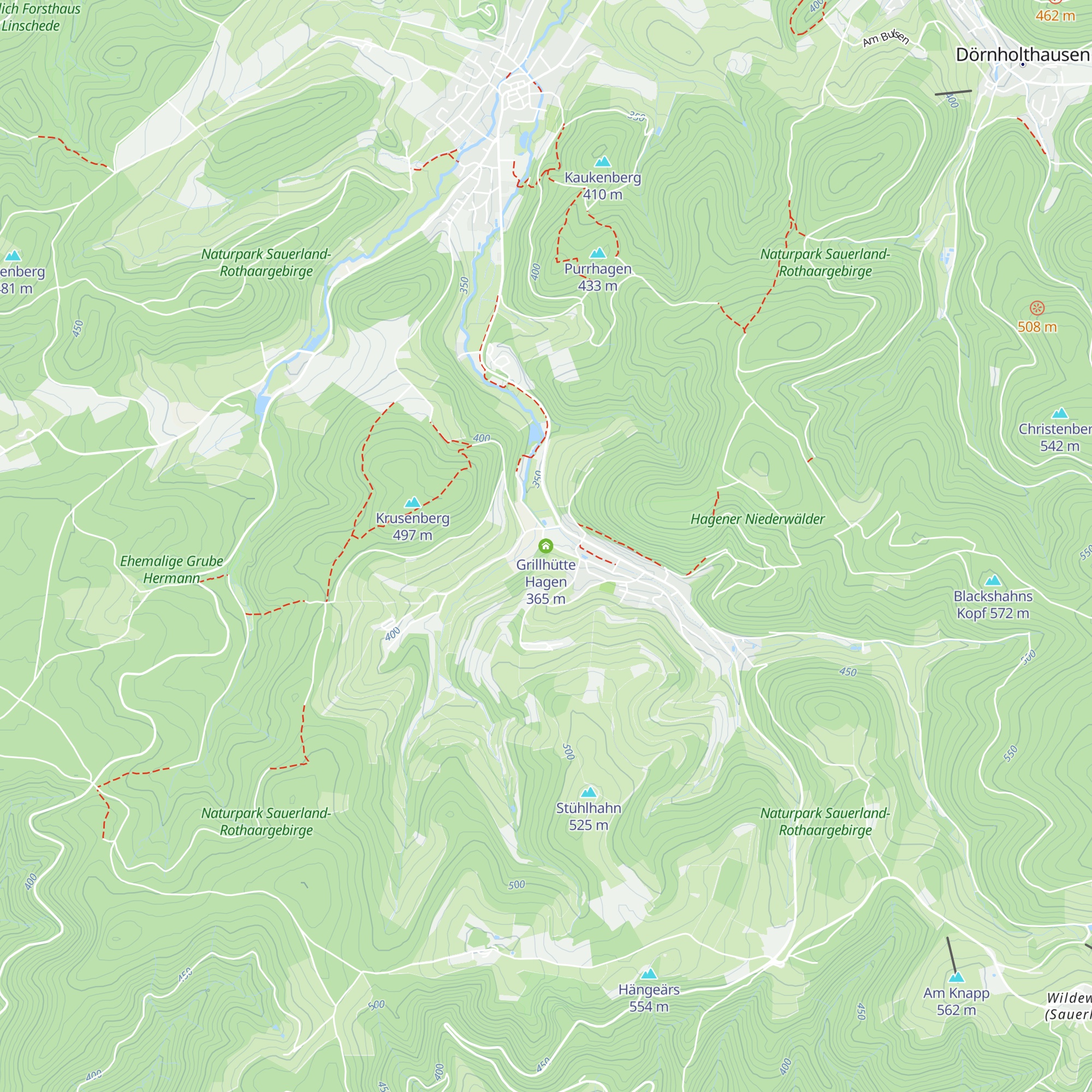 Grillhütte Hagen map
