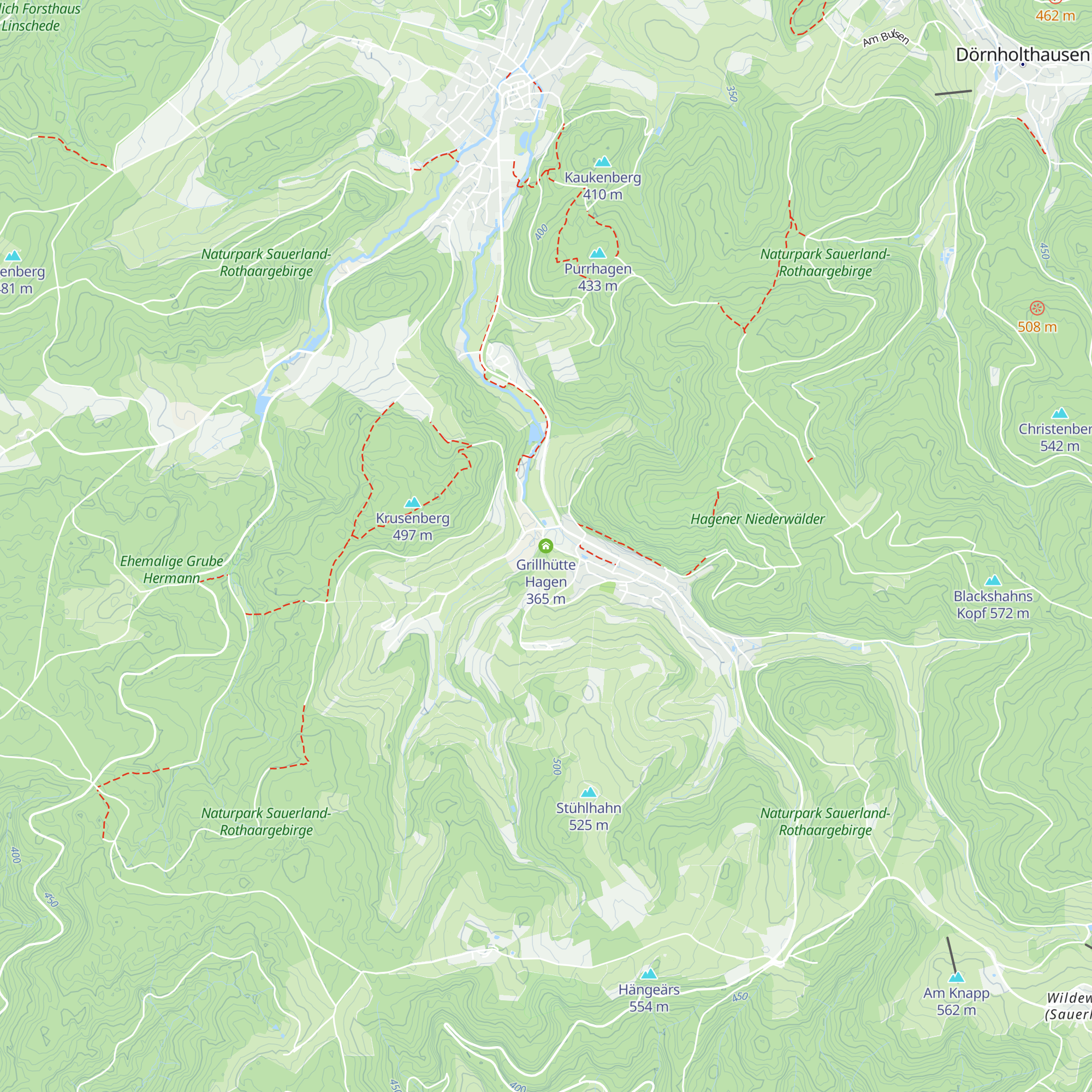Grillhütte Hagen map