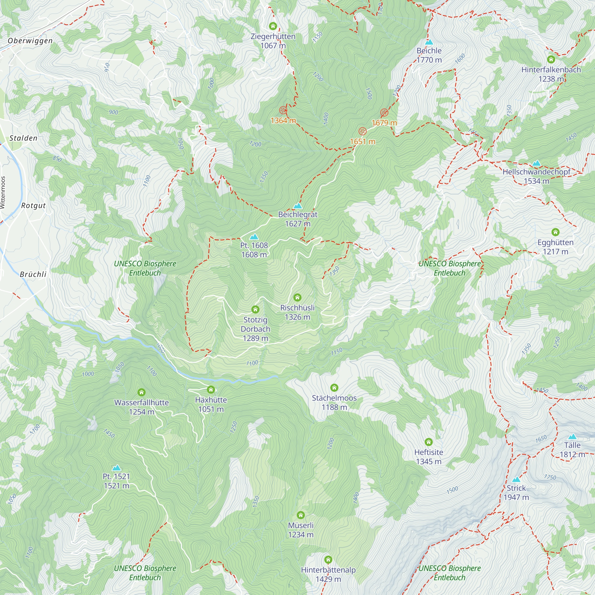 Rischhüsli map