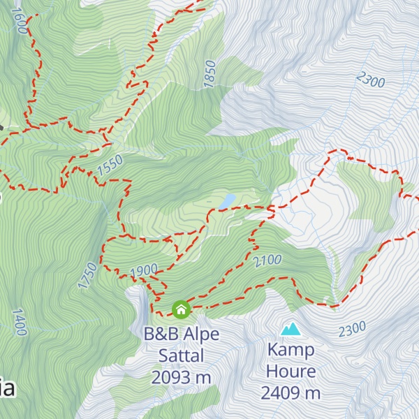 Map of Rifugio Alpe Campo Superiore