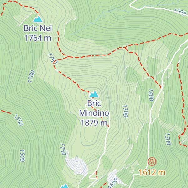 Map of Bric Mindino