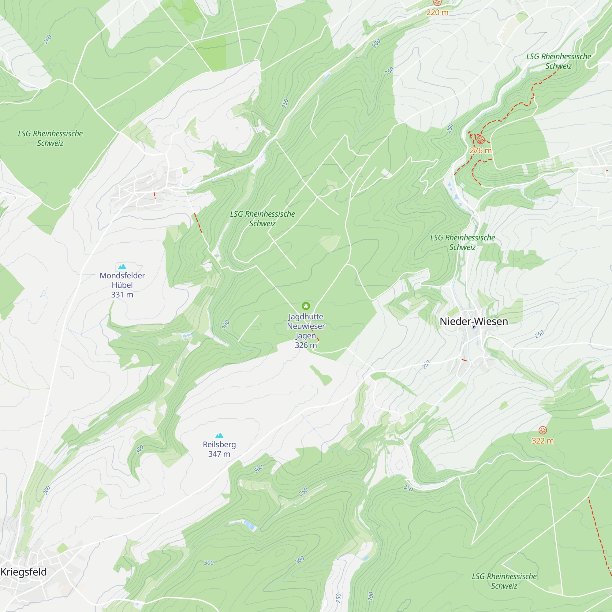 Jagdhütte Neuwieser Jagen map