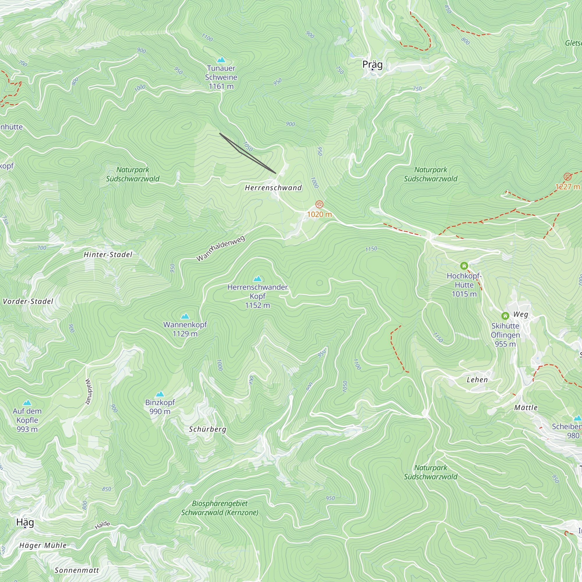 Tiefensohlenhütte map