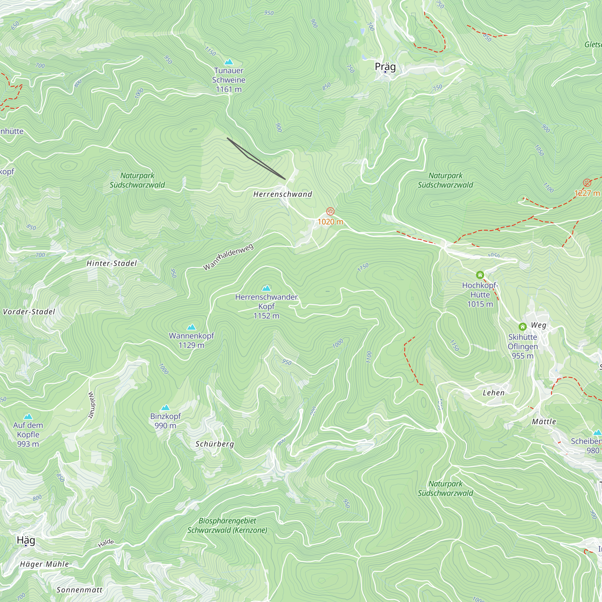 Tiefensohlenhütte map