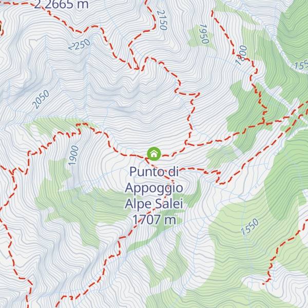 Map of Punto di Appoggio Alpe Salei