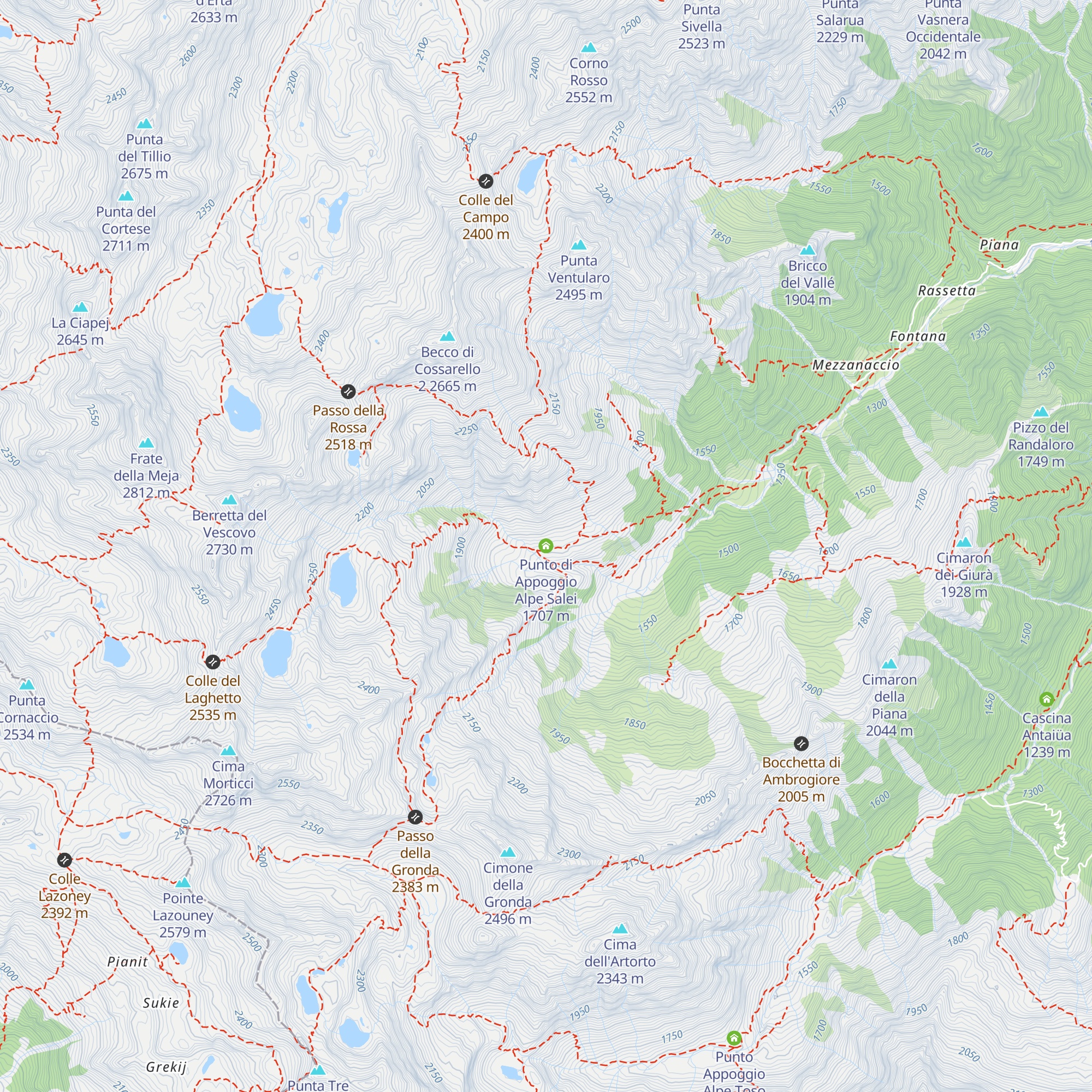 Punto di Appoggio Alpe Salei map