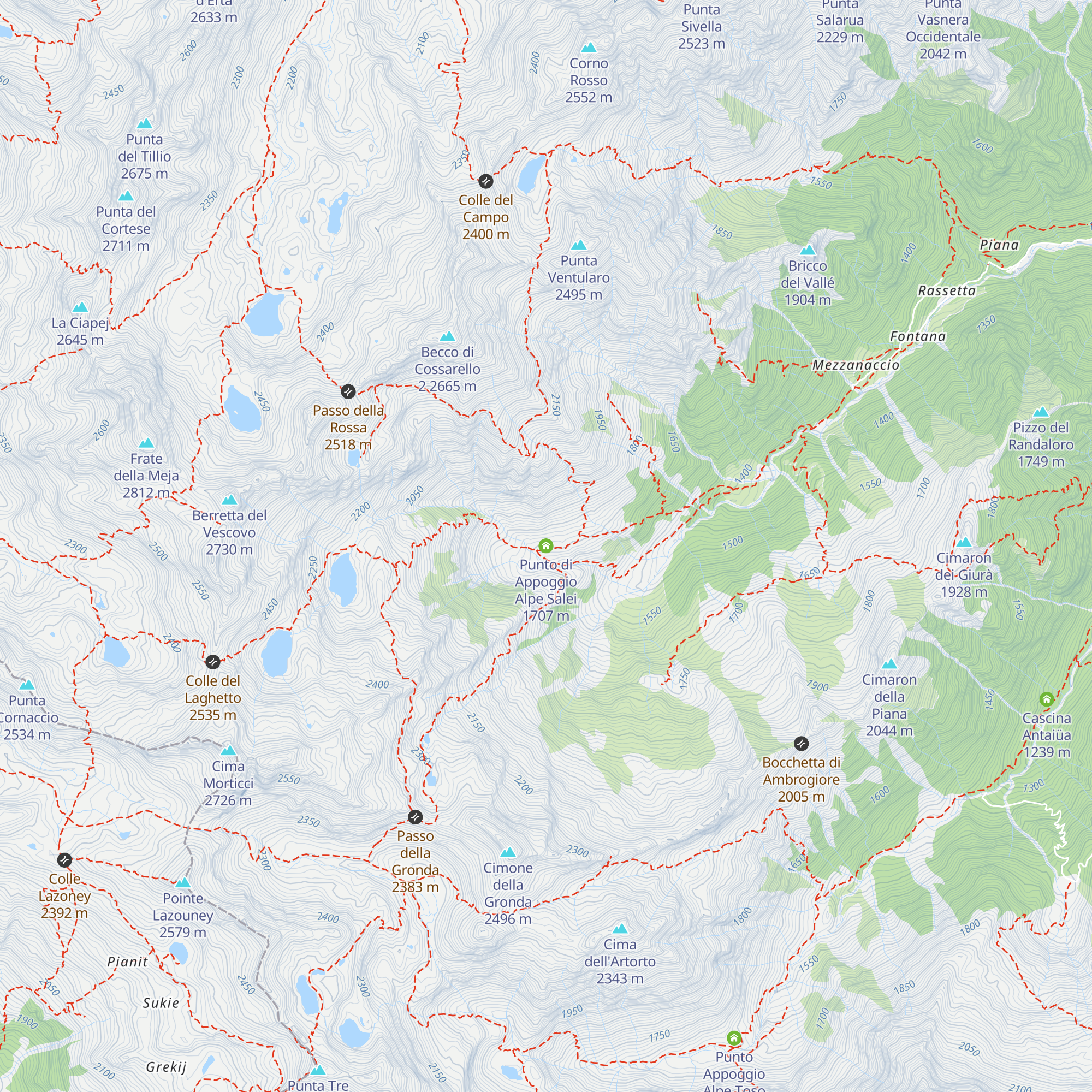 Punto di Appoggio Alpe Salei map