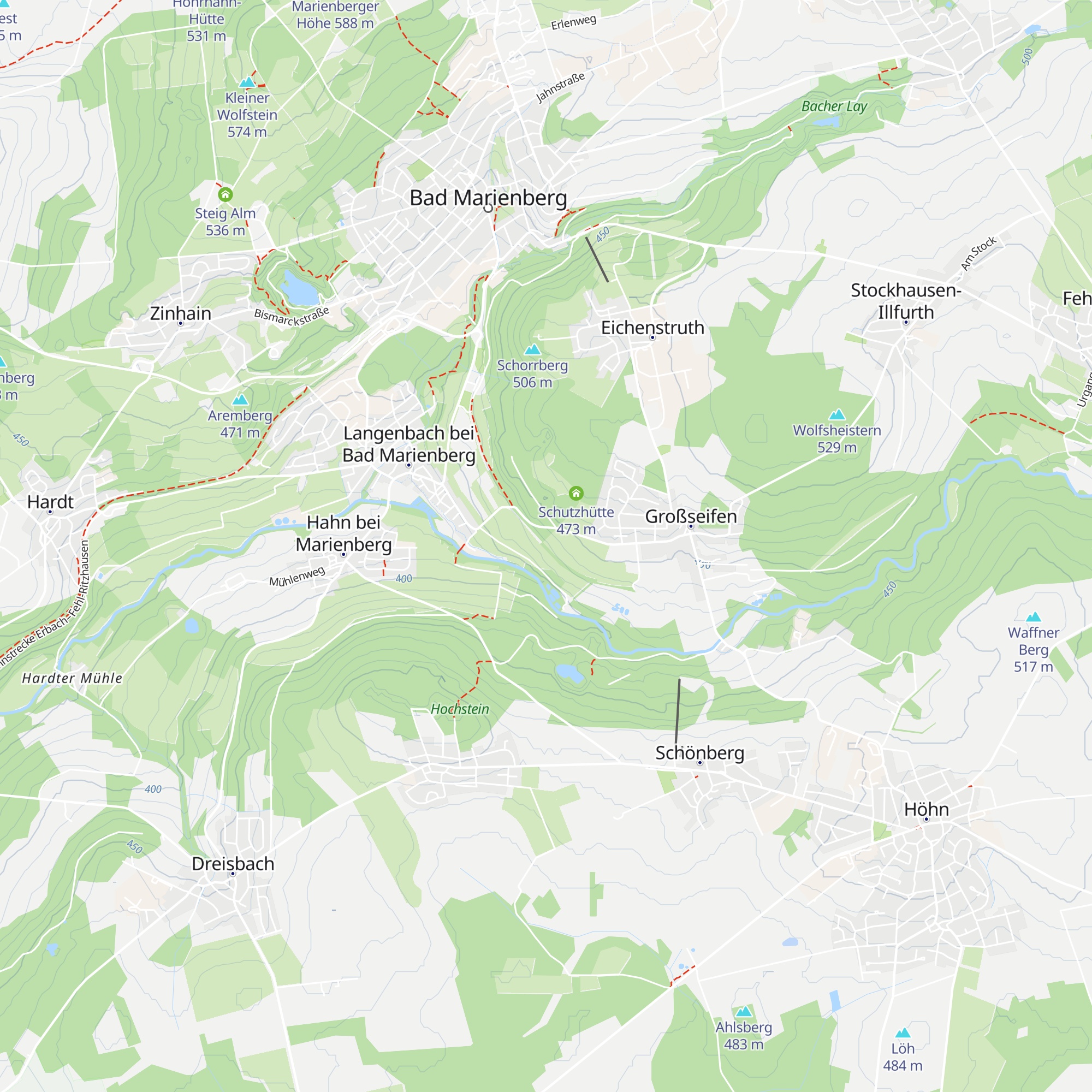 Schutzhütte map