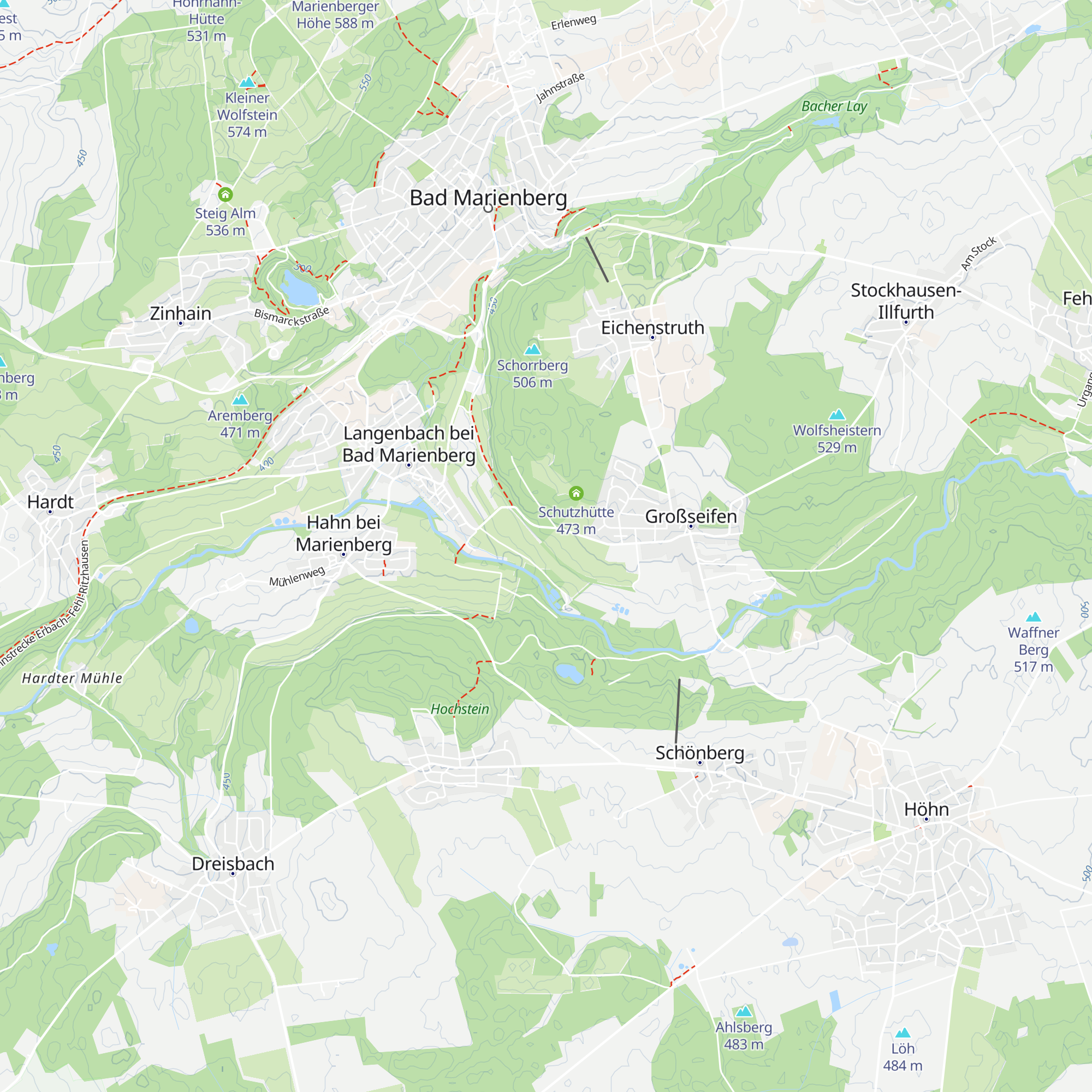 Schutzhütte map