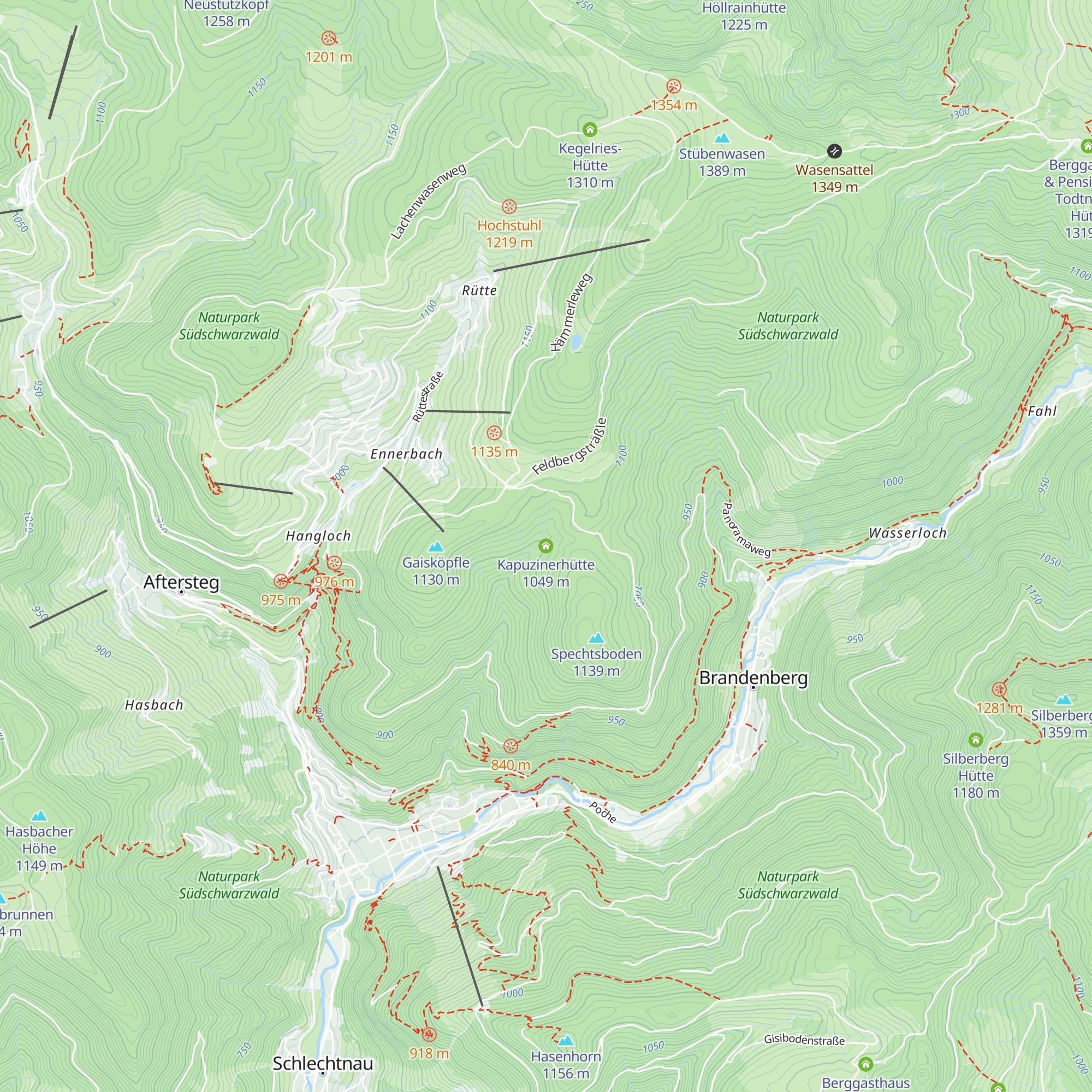 Kapuzinerhütte map
