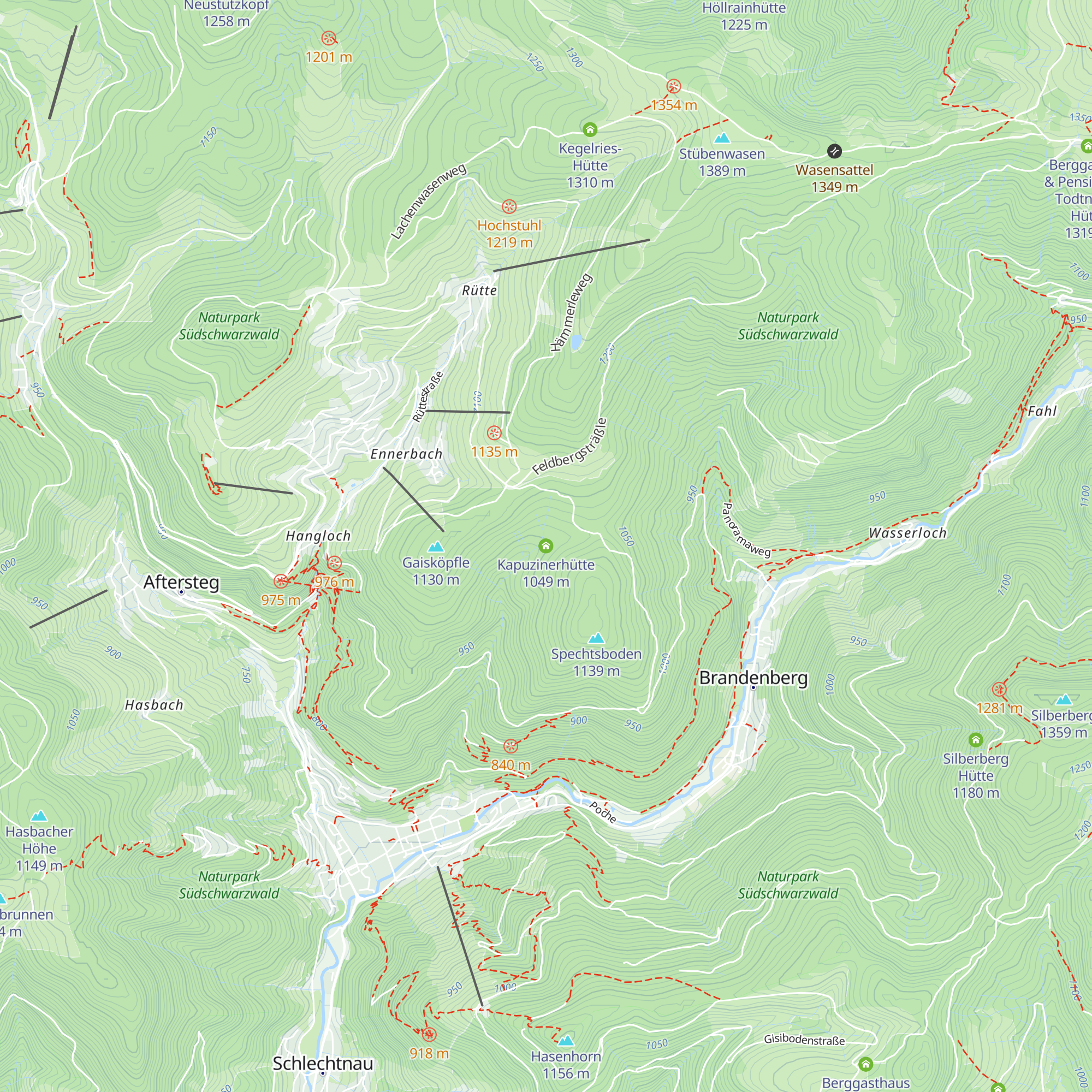 Kapuzinerhütte map