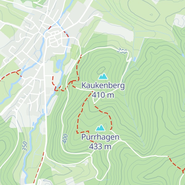 Map of Kaukenberghütte