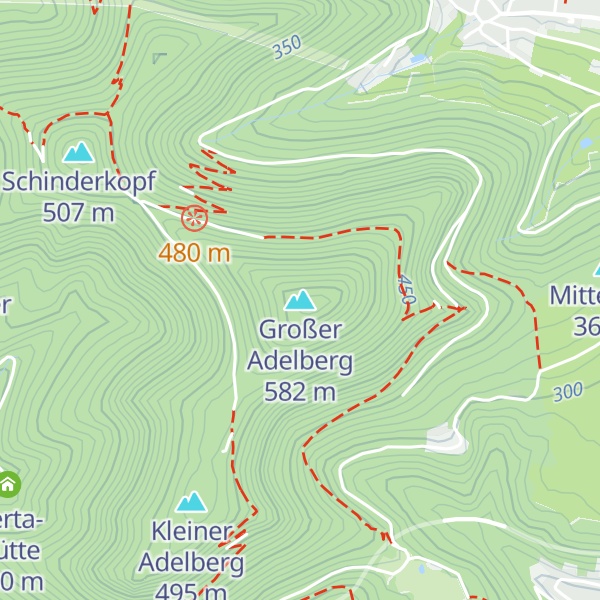 Map of Großer Adelberg