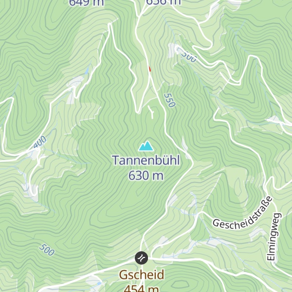 Map of Tannenbühl