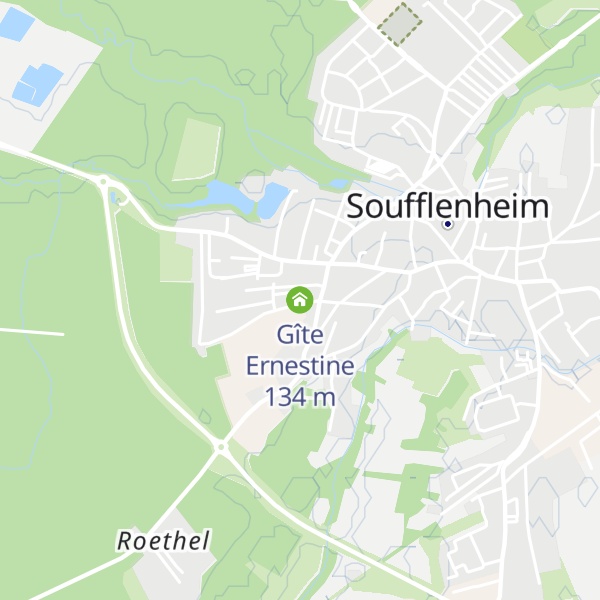Map of Gîte Ernestine