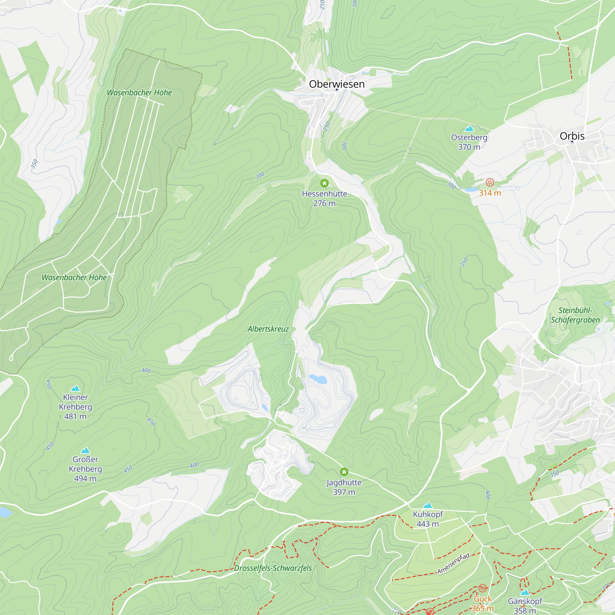 Kohlhütte map