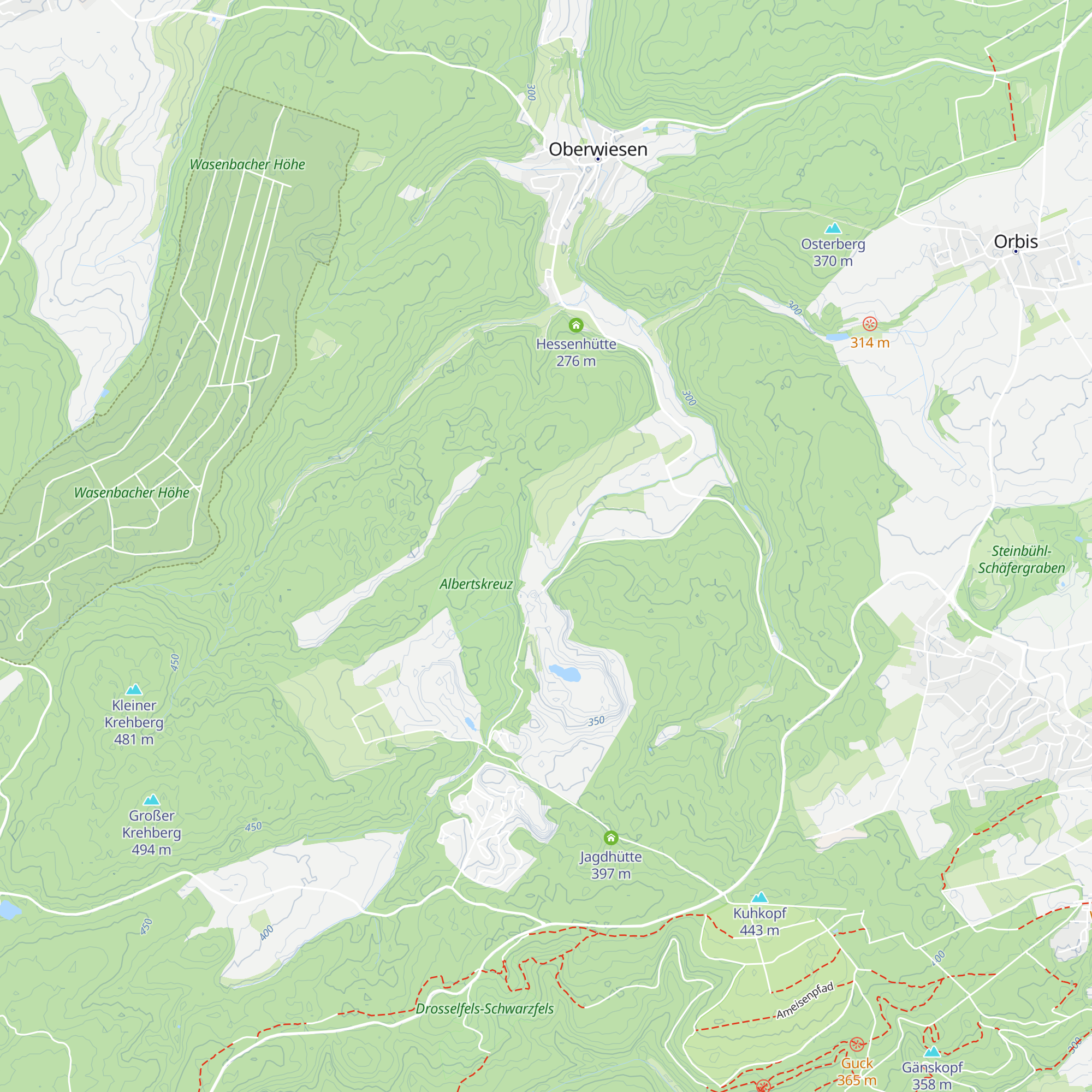Kohlhütte map