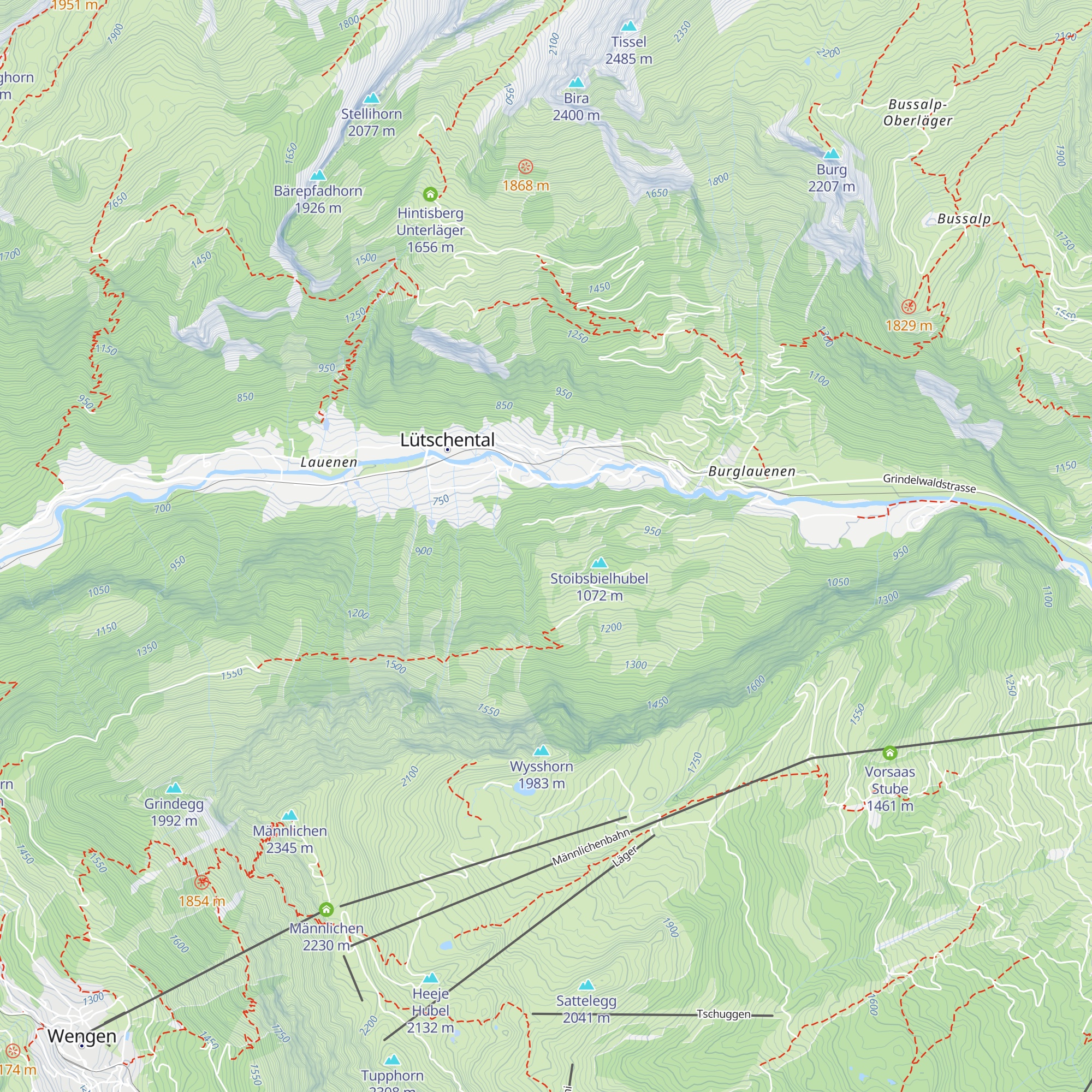 Wiggen map