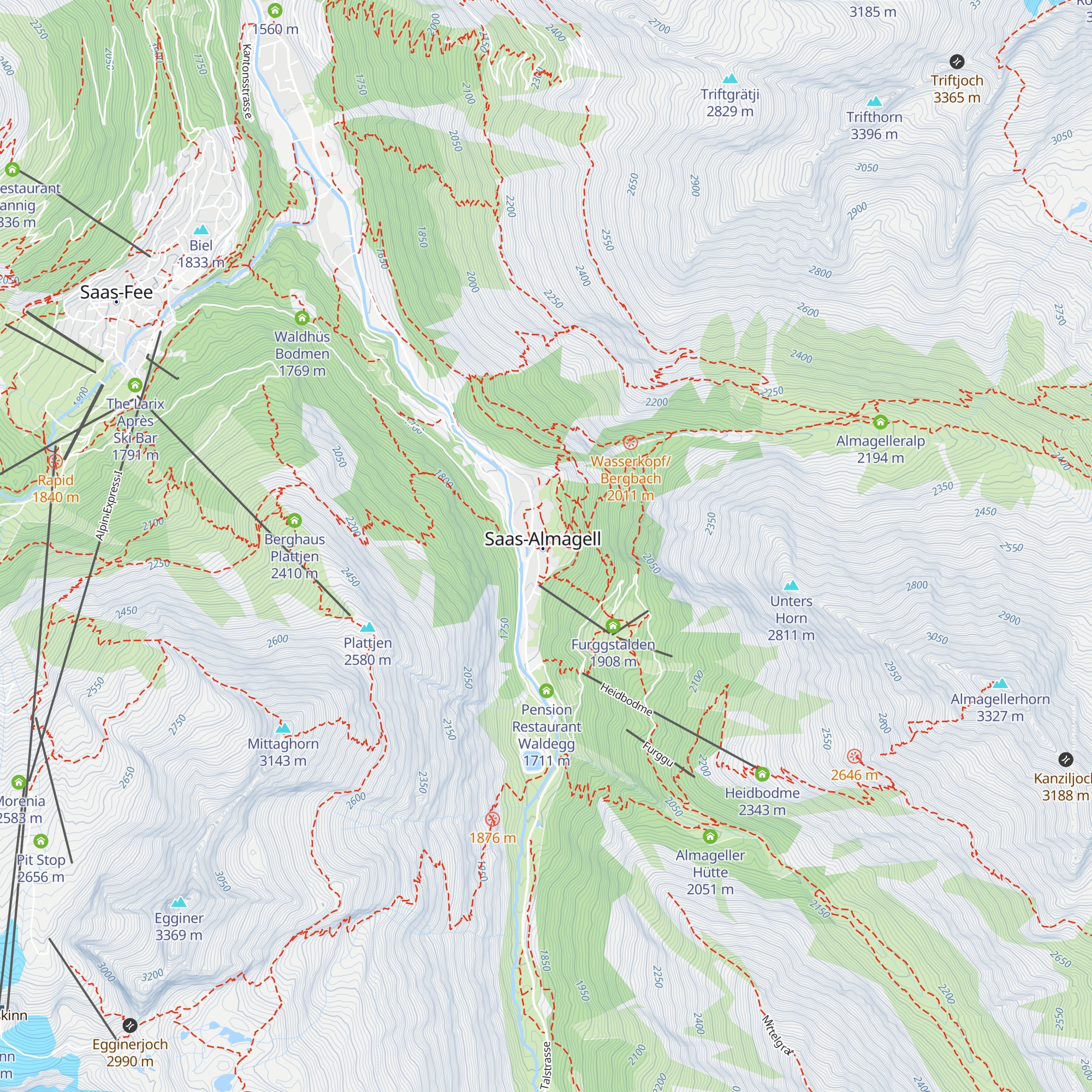 Channa Pizzeria map