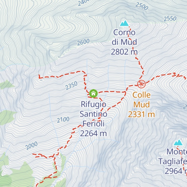 Map of Rifugio Santino Ferioli