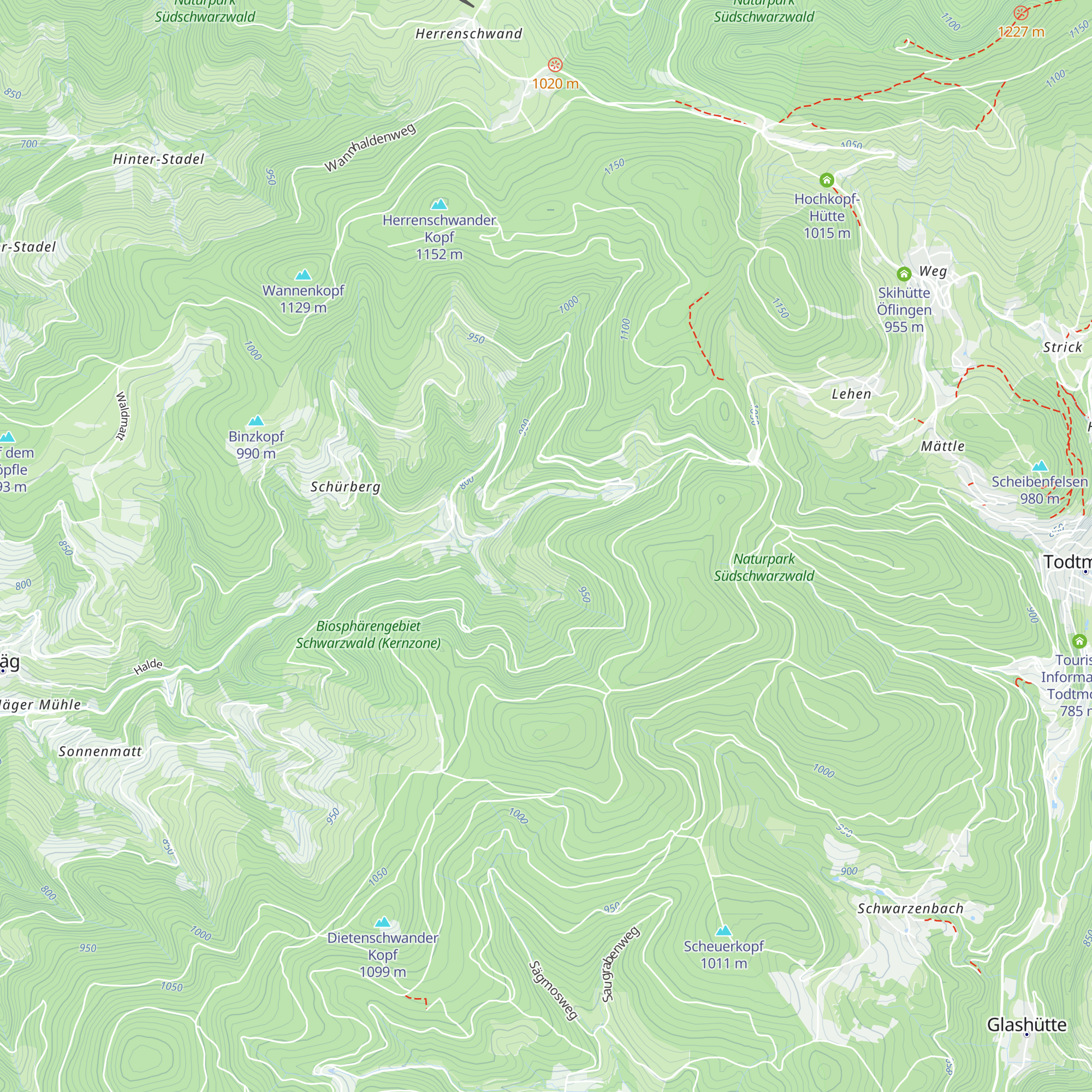 Siegfriedhütte map