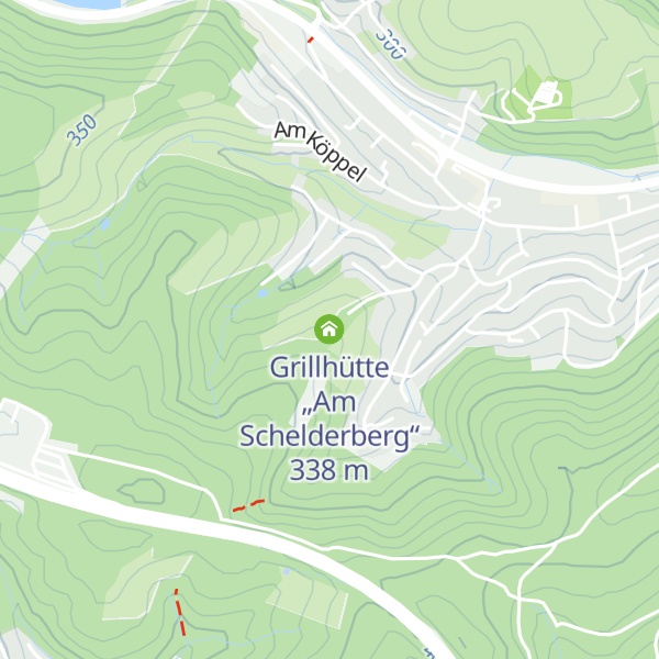 Map of Grillhütte „Am Schelderberg“
