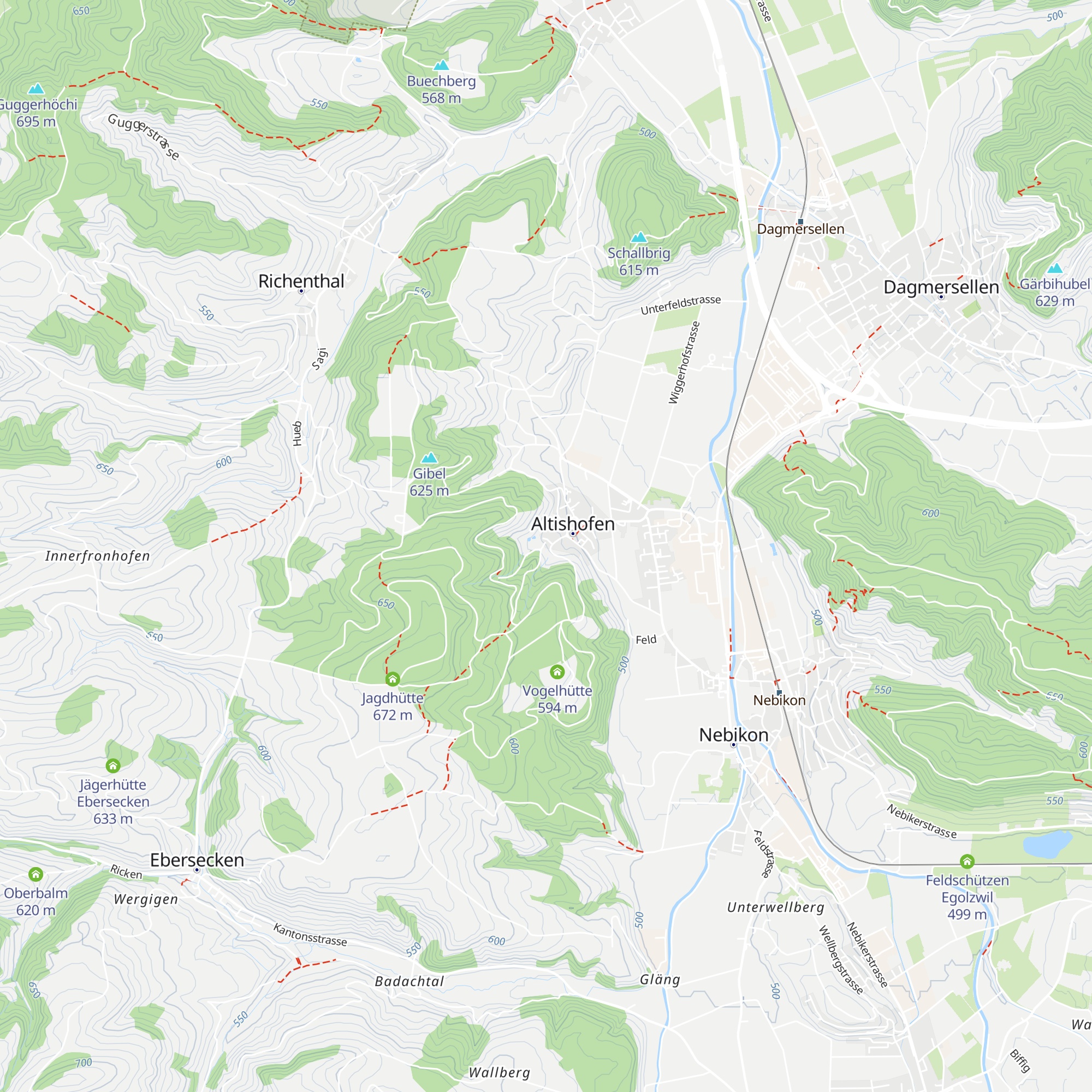 Kornschütte map