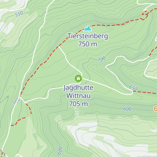Map of Jagdhütte Wittnau