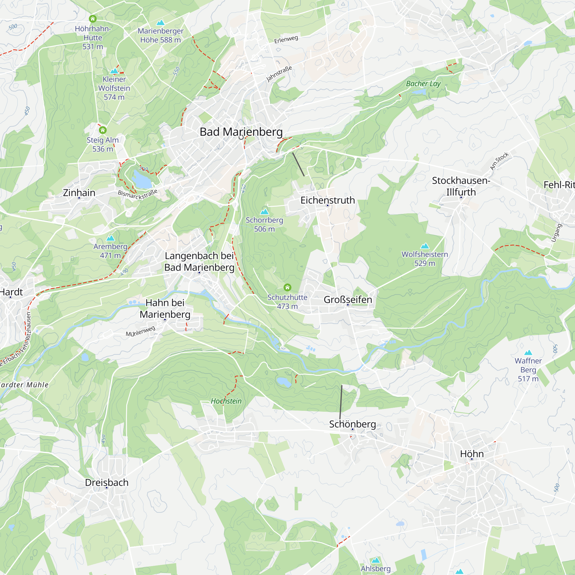 Schutzhütte map