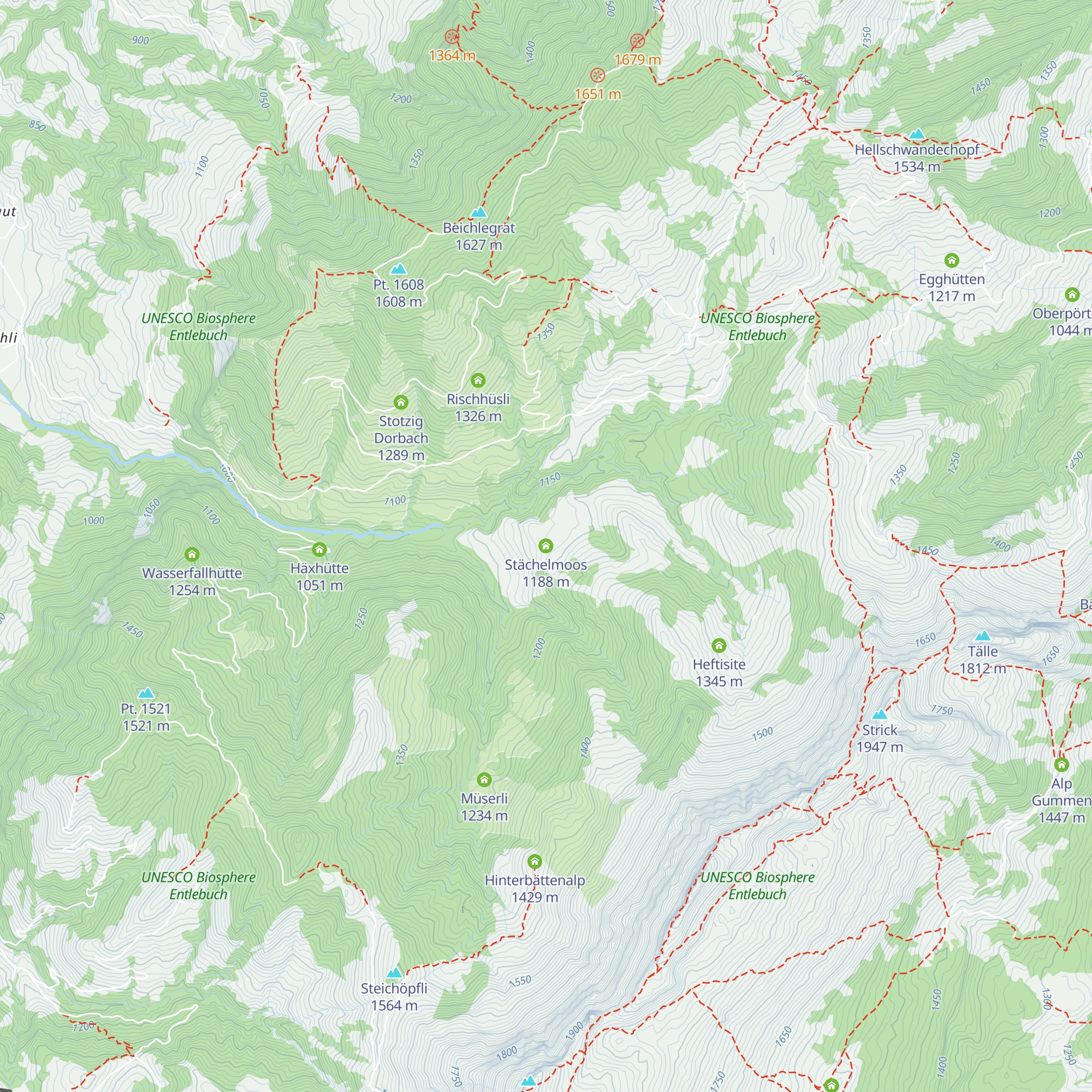 Stächelmoos map