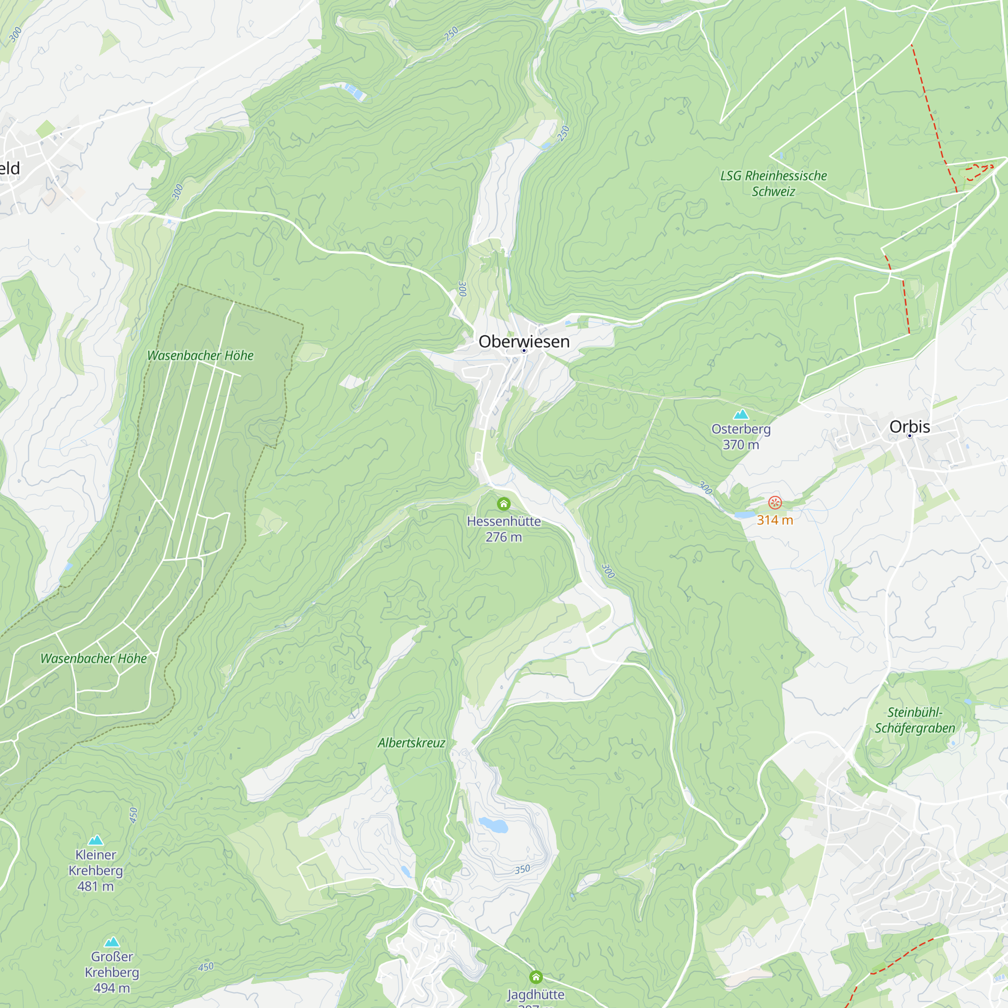 Hessenhütte map