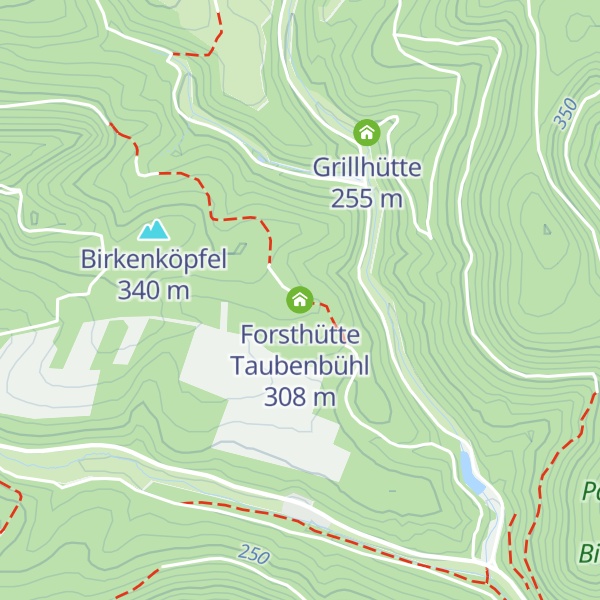 Map of Forsthütte Taubenbühl