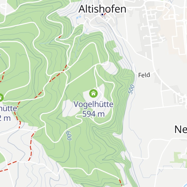 Map of Vogelhütte
