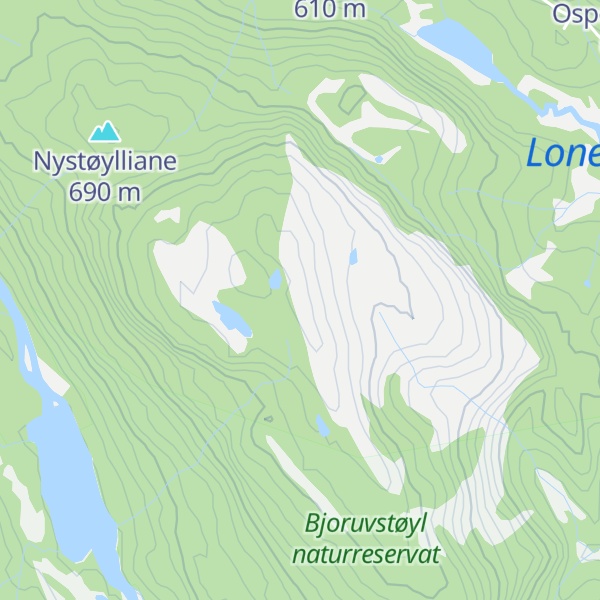 Map of Nystøylheii