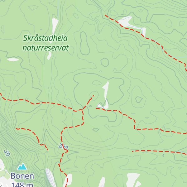 Map of Skråstadvarden