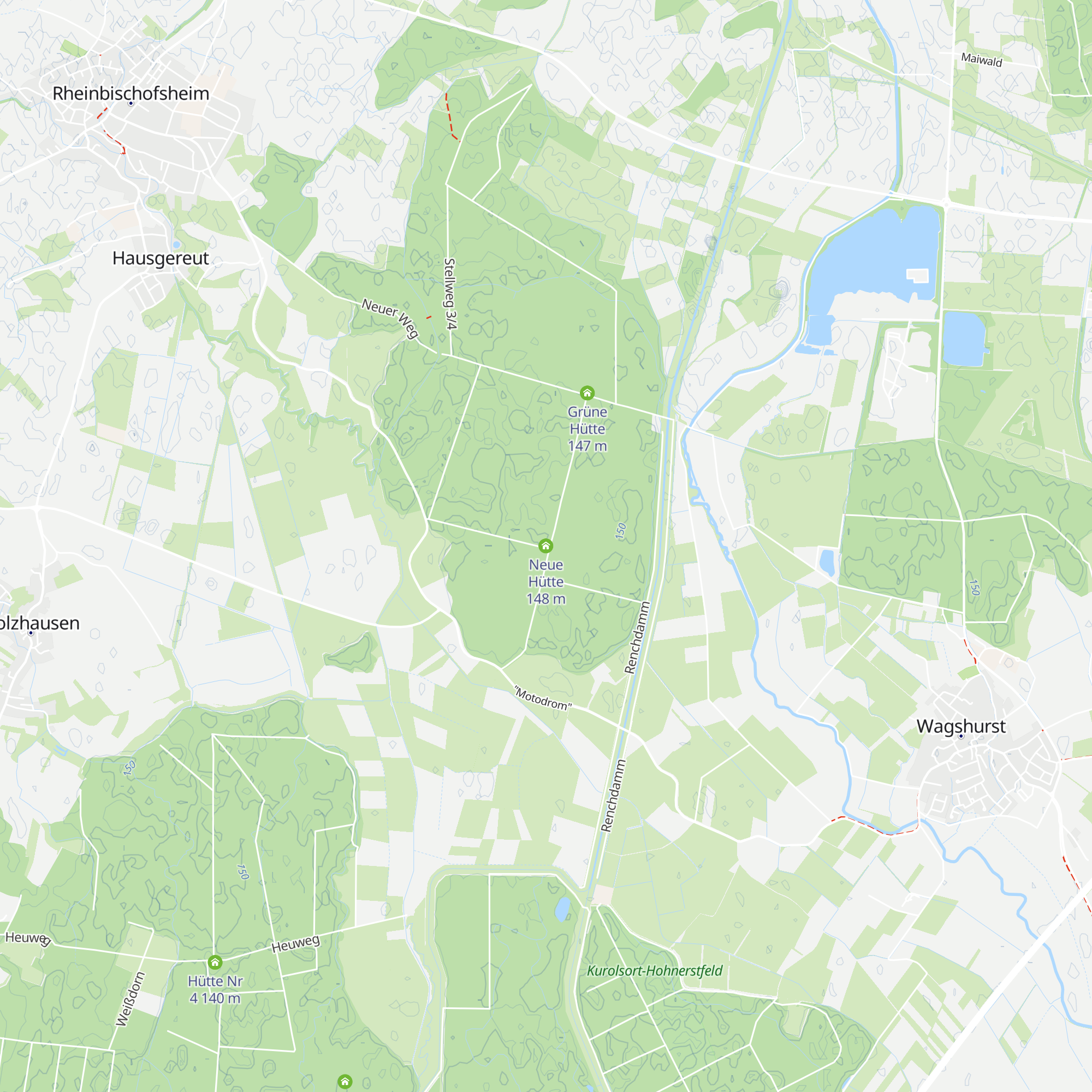 Neue Hütte map