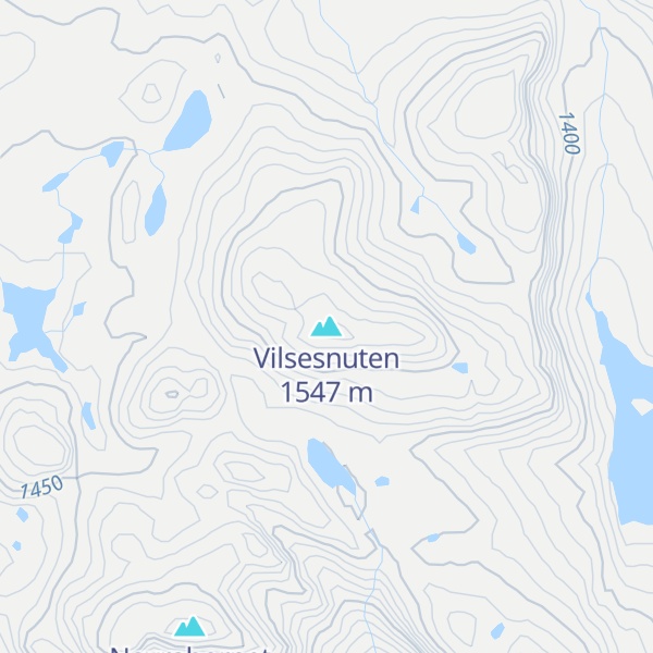 Map of Vilsesnuten