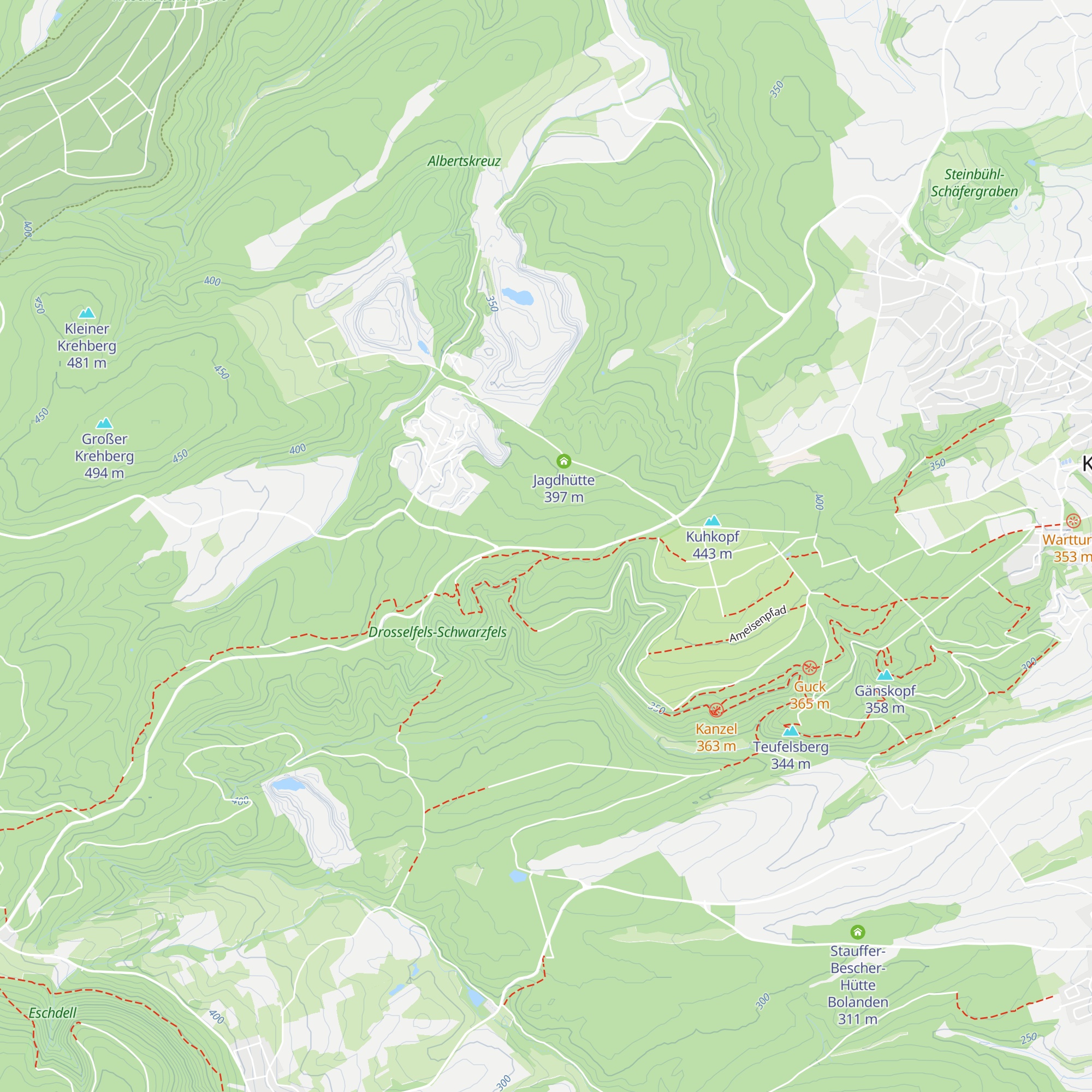 Schänzelhütte map