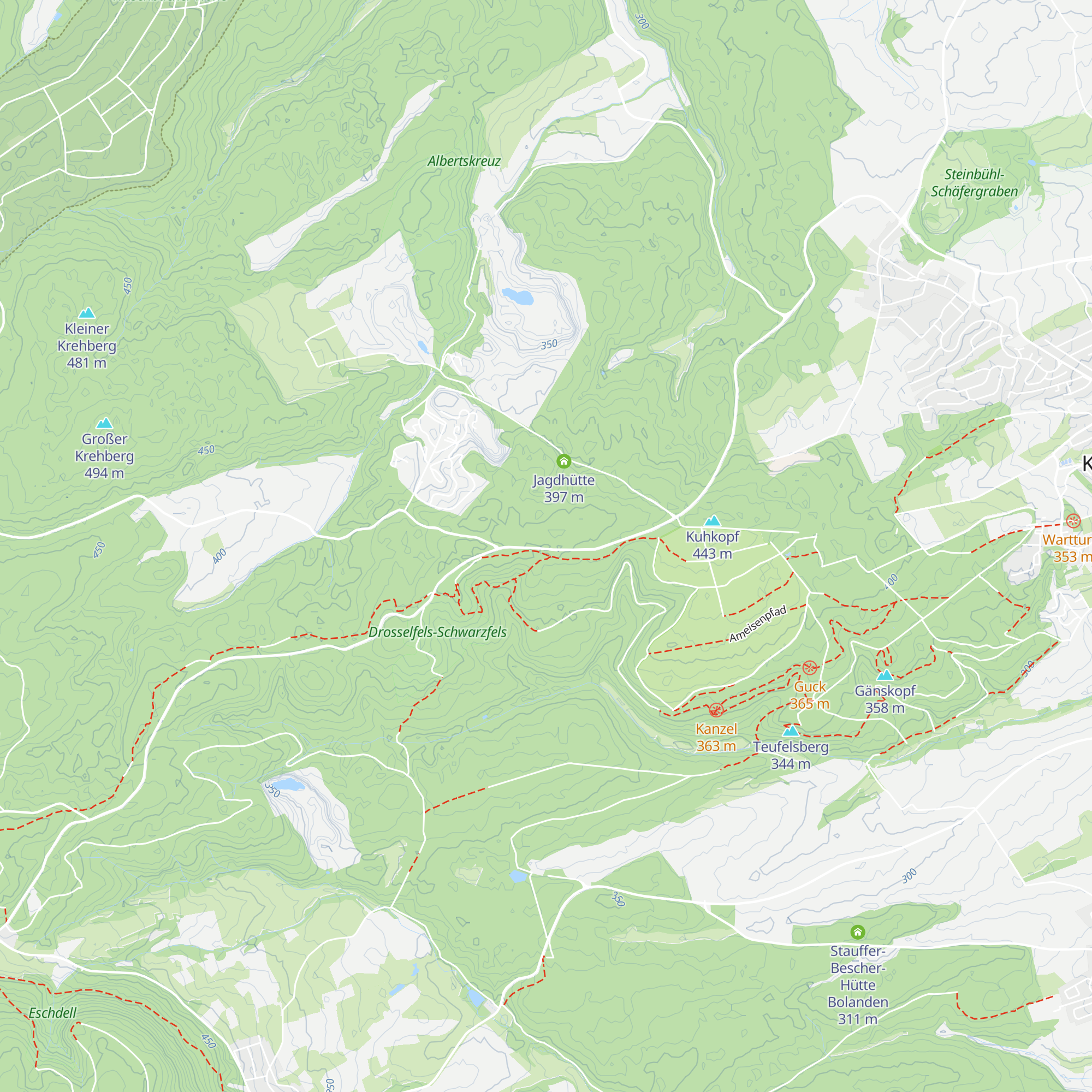 Schänzelhütte map