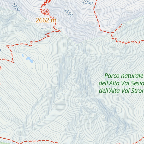 Map of Corno Piglimò