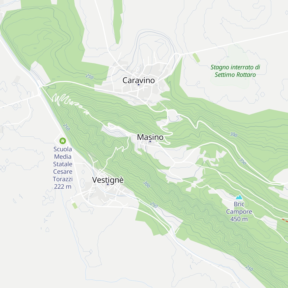 Ex municipio di Masino map