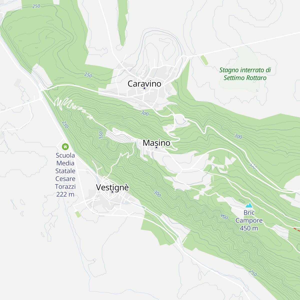 Ex municipio di Masino map