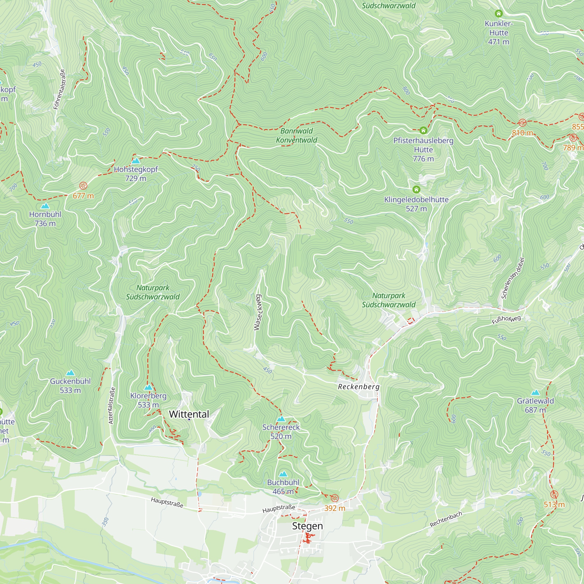 Bammetenhütte map