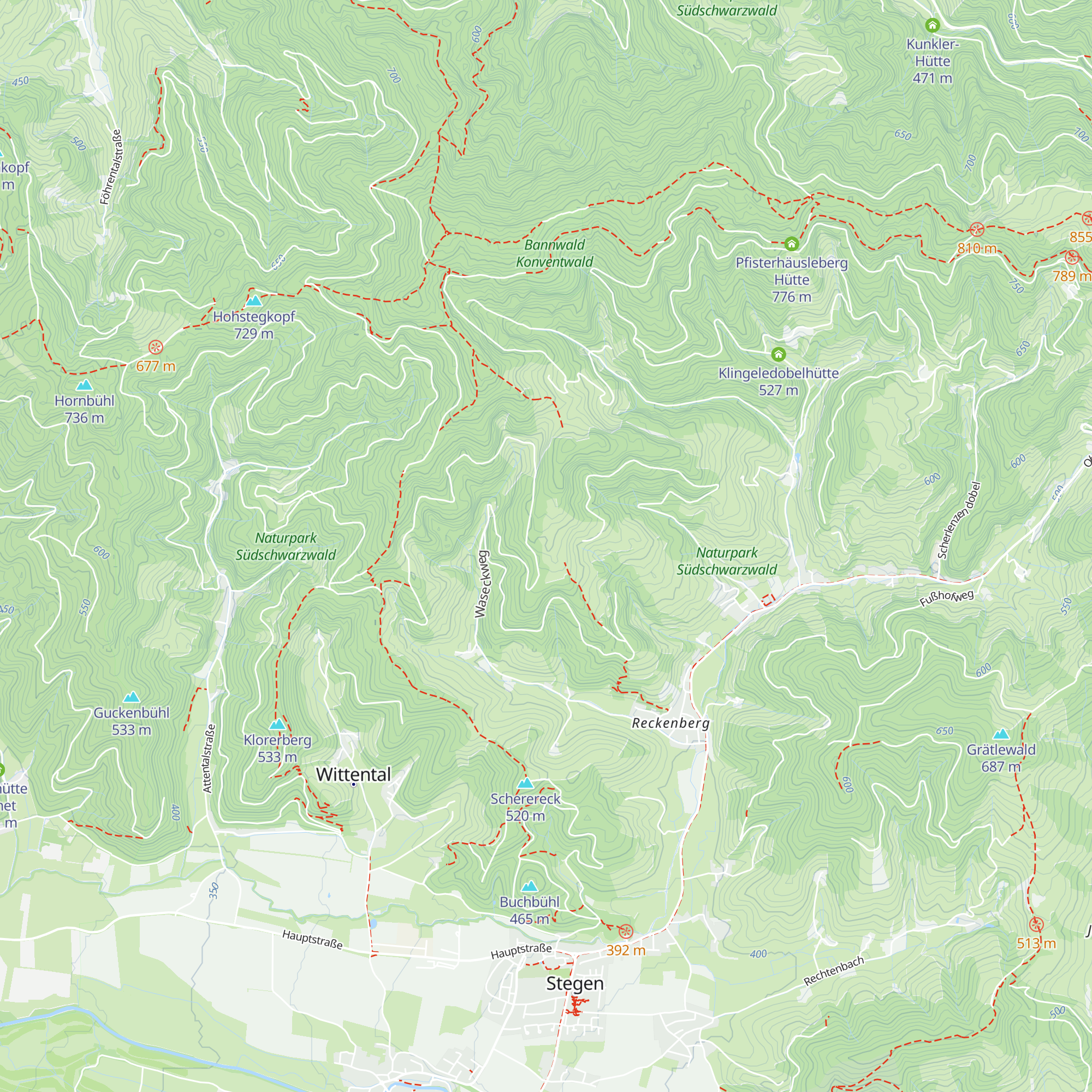 Bammetenhütte map