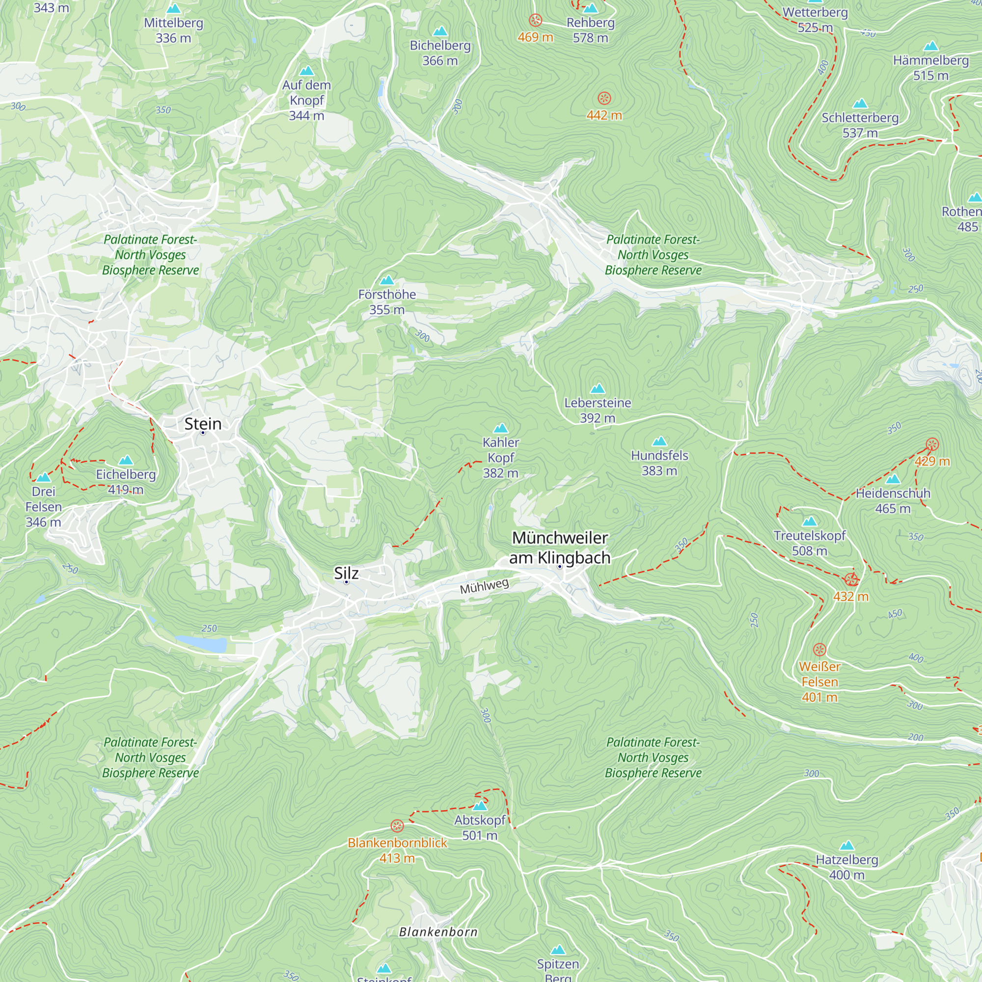 Schutzhütte map