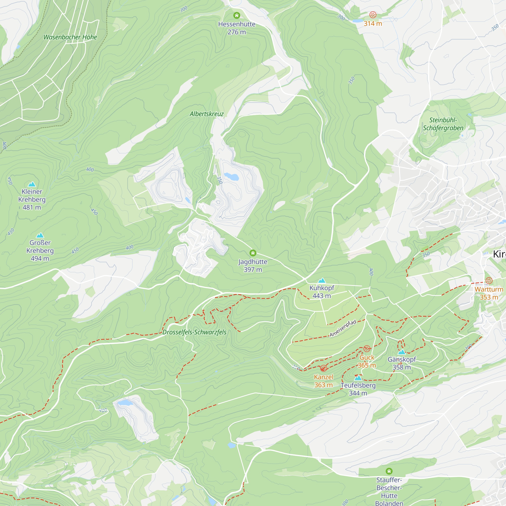 Jagdhütte map