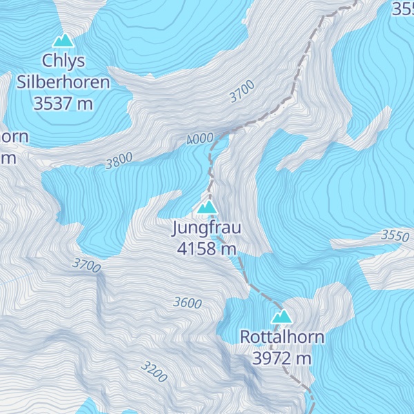 Map of Jungfrau