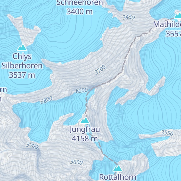Map of Wengen Jungfrau